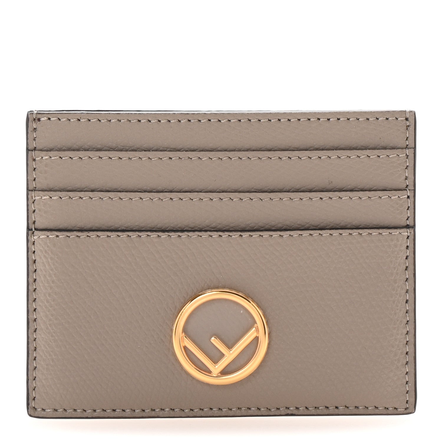 Fendi Vitello Cruise F is Fendi Card Holder Tortora 1 of 8