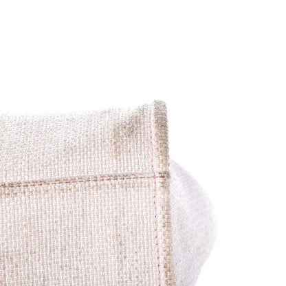 Chanel Canvas Large Deauville Tote White Pink 14 of 24