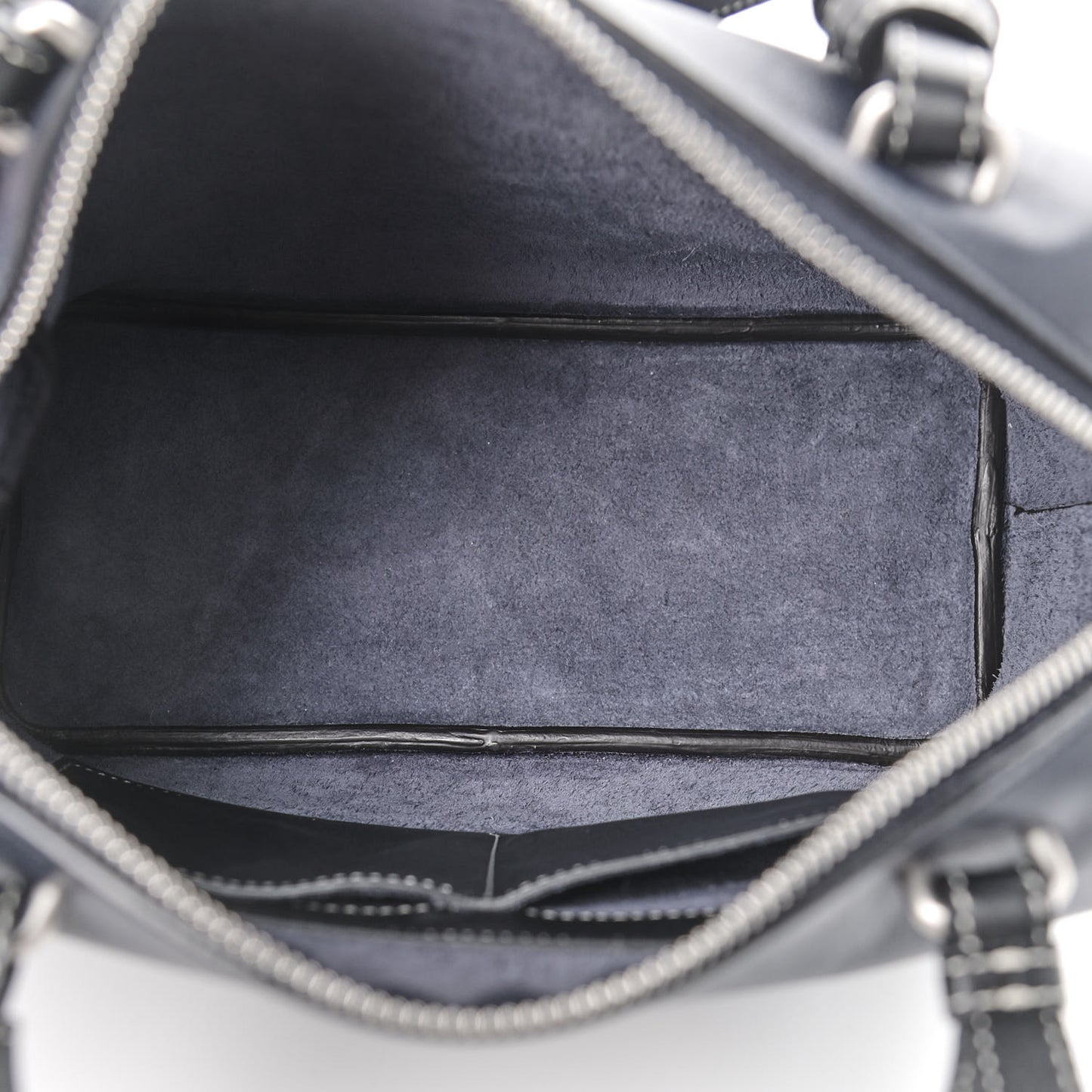 Lambskin Small Soft Cube Satchel Navy