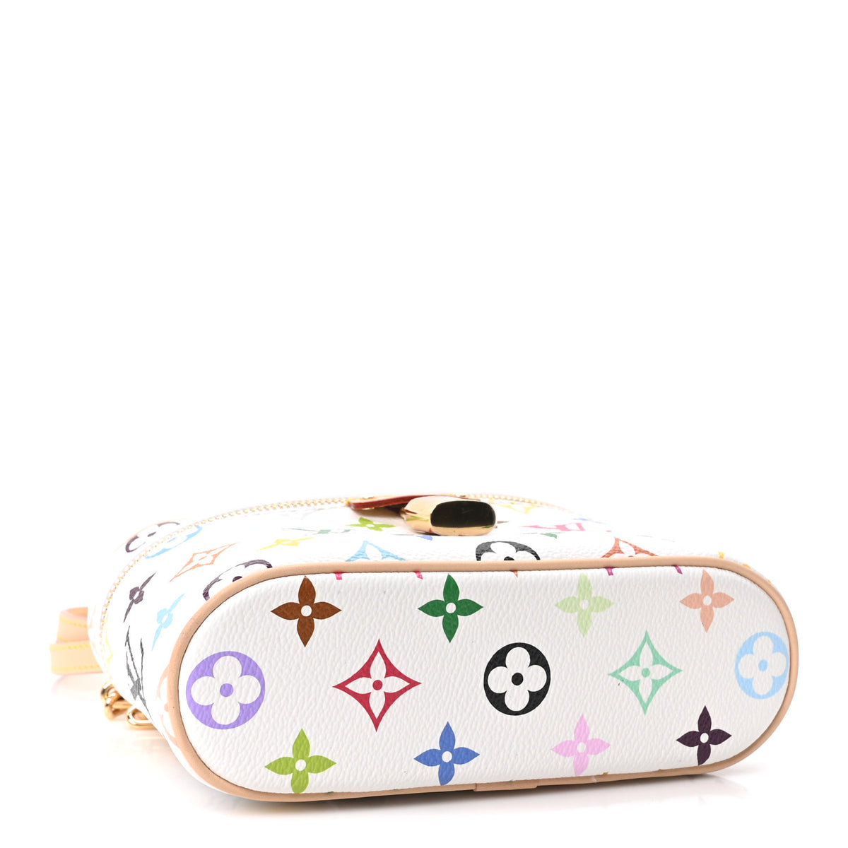 Louis Vuitton LV x TM Monogram Multicolor Vanity Chain Pouch White 4 of 10