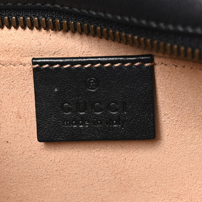 Gucci Calfskin Matelasse Small GG Marmont Chain Shoulder Bag Black 6 of 10