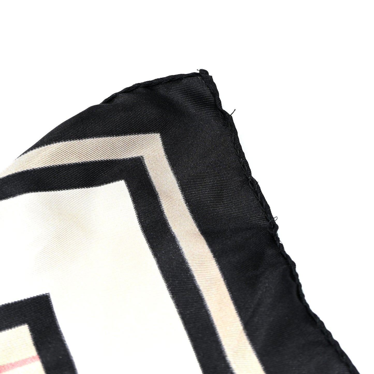 Silk Vintage Check Icon Stripe TB Monogram Print Scarf Archive Beige