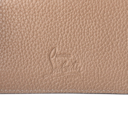Christian Louboutin Grained Calfskin Spikes Kios Card Holder Cashmere 6 of 8