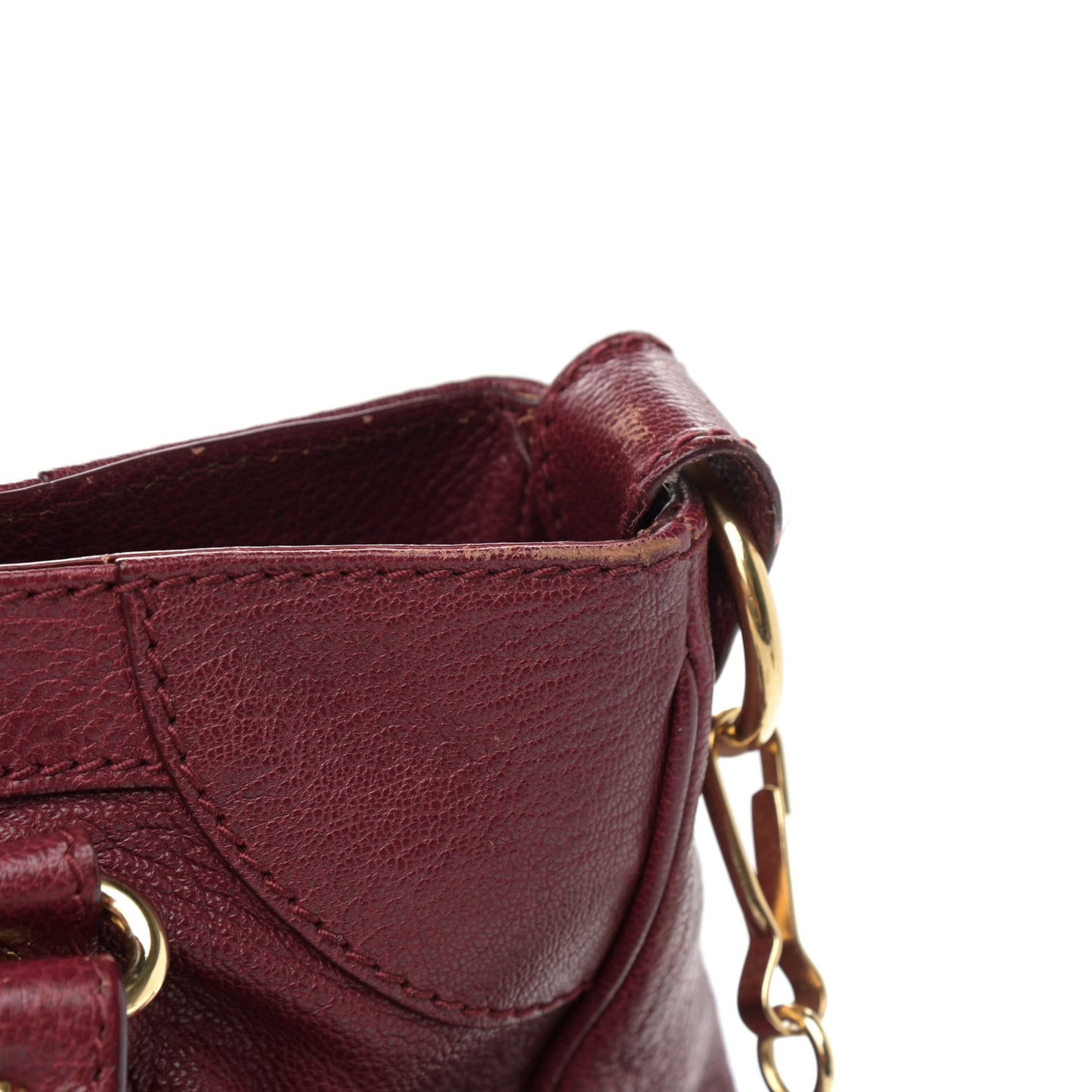 Chevre Giant 12 Gold Hardware Velo Bordeaux