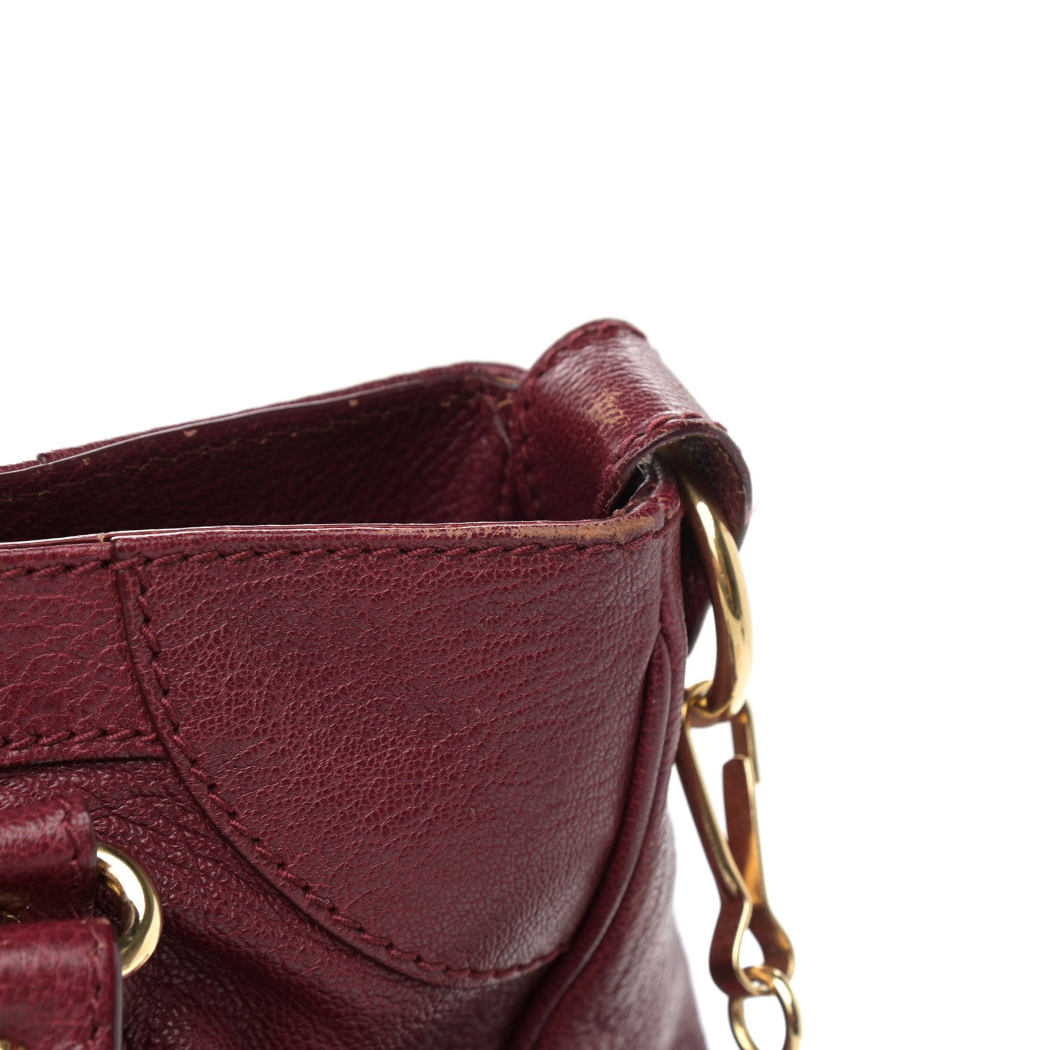 Balenciaga Chevre Giant 12 Gold Hardware Velo Bordeaux 15 of 21