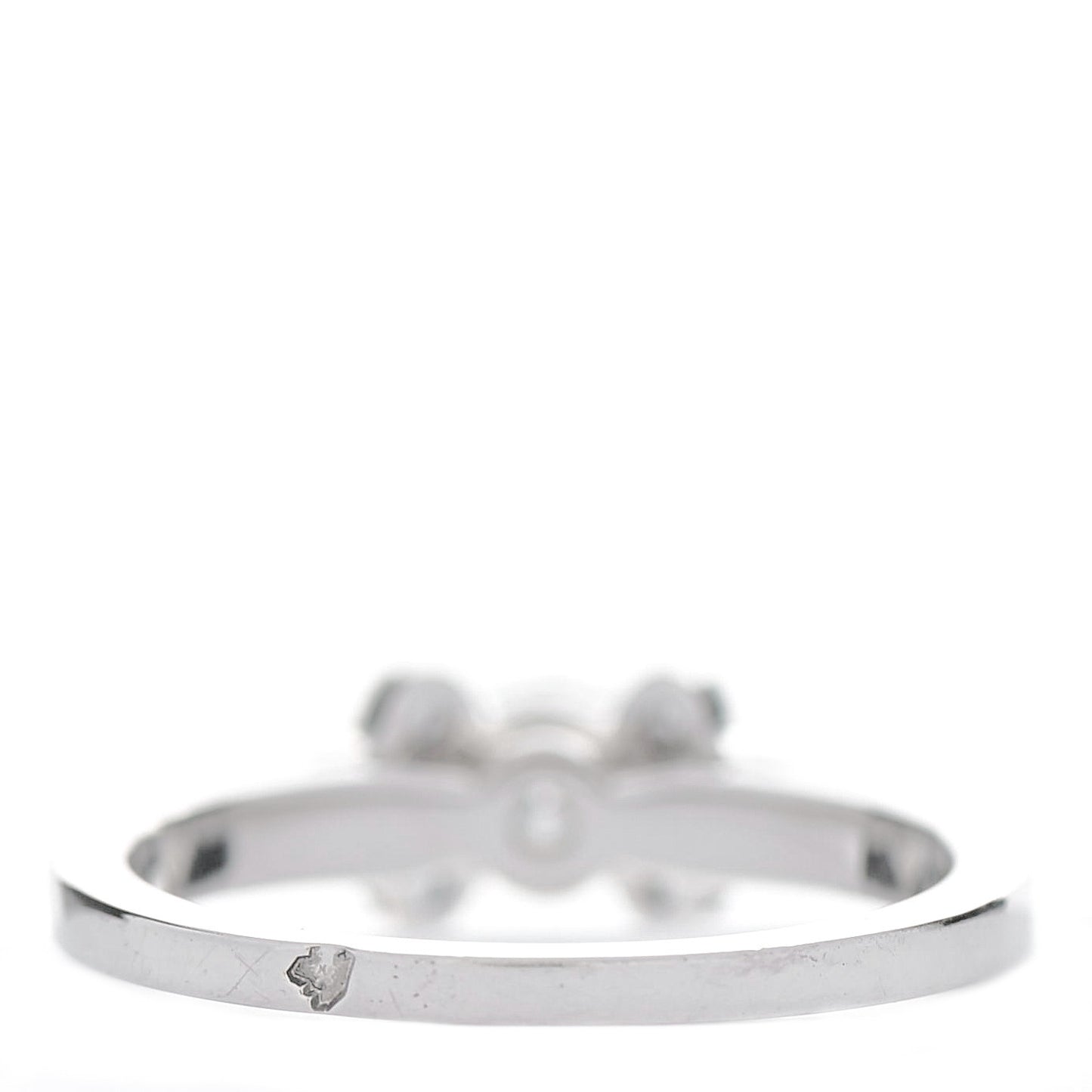 Platinum Diamond .28ct Ballerine Solitaire Engagement Ring 48 4.5