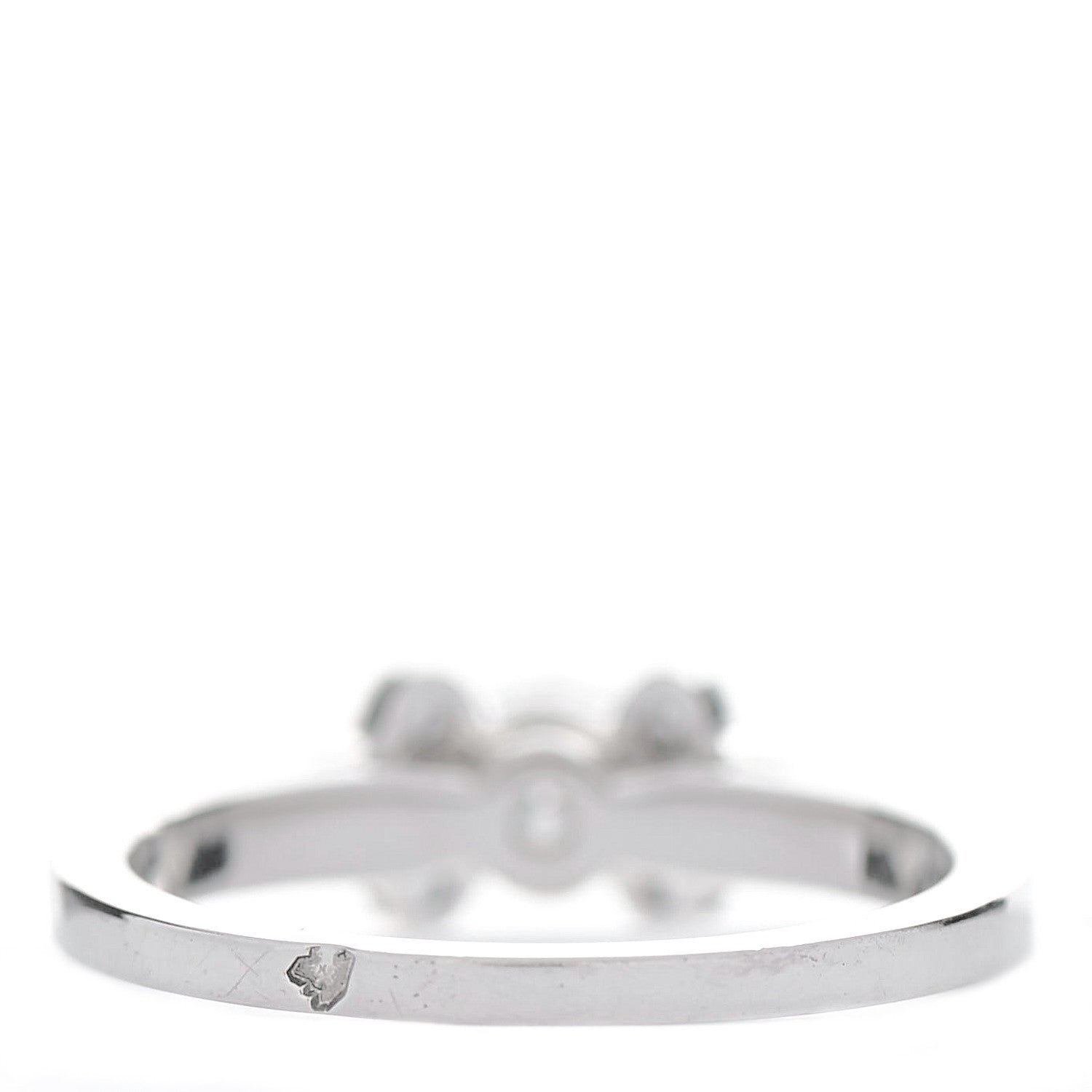 Cartier Platinum Diamond .28ct Ballerine Solitaire Engagement Ring 48 4.5 4 of 7