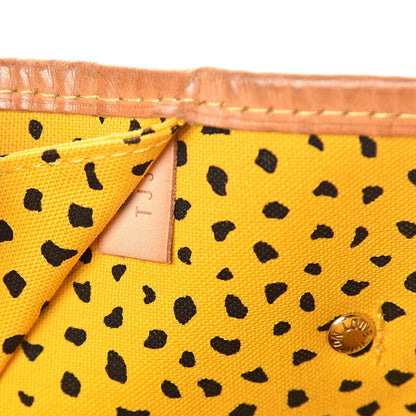 Louis Vuitton Monogram Kusama Waves Neverfull MM Yellow 7 of 10