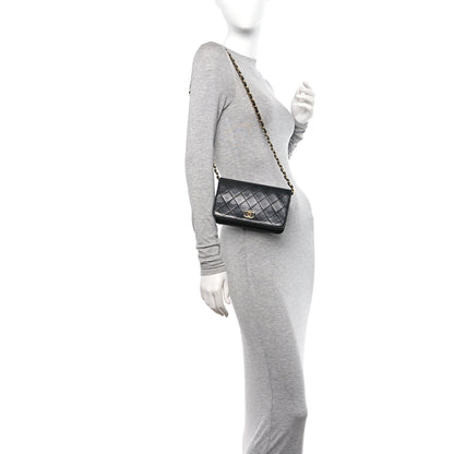 Chanel Lambskin Quilted Small Single Flap Black 2 of 12