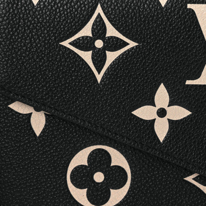 Louis Vuitton Empreinte Monogram Giant Felicie Pochette Black Beige 13 of 16