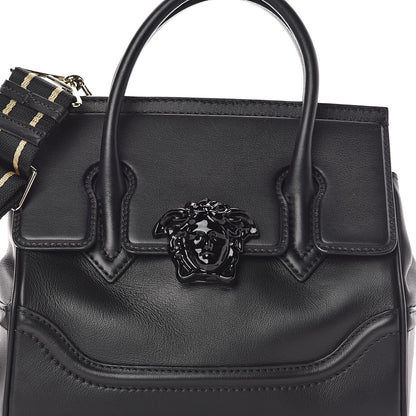 Versace Calfskin Medium Palazzo Empire Bag Black 7 of 9