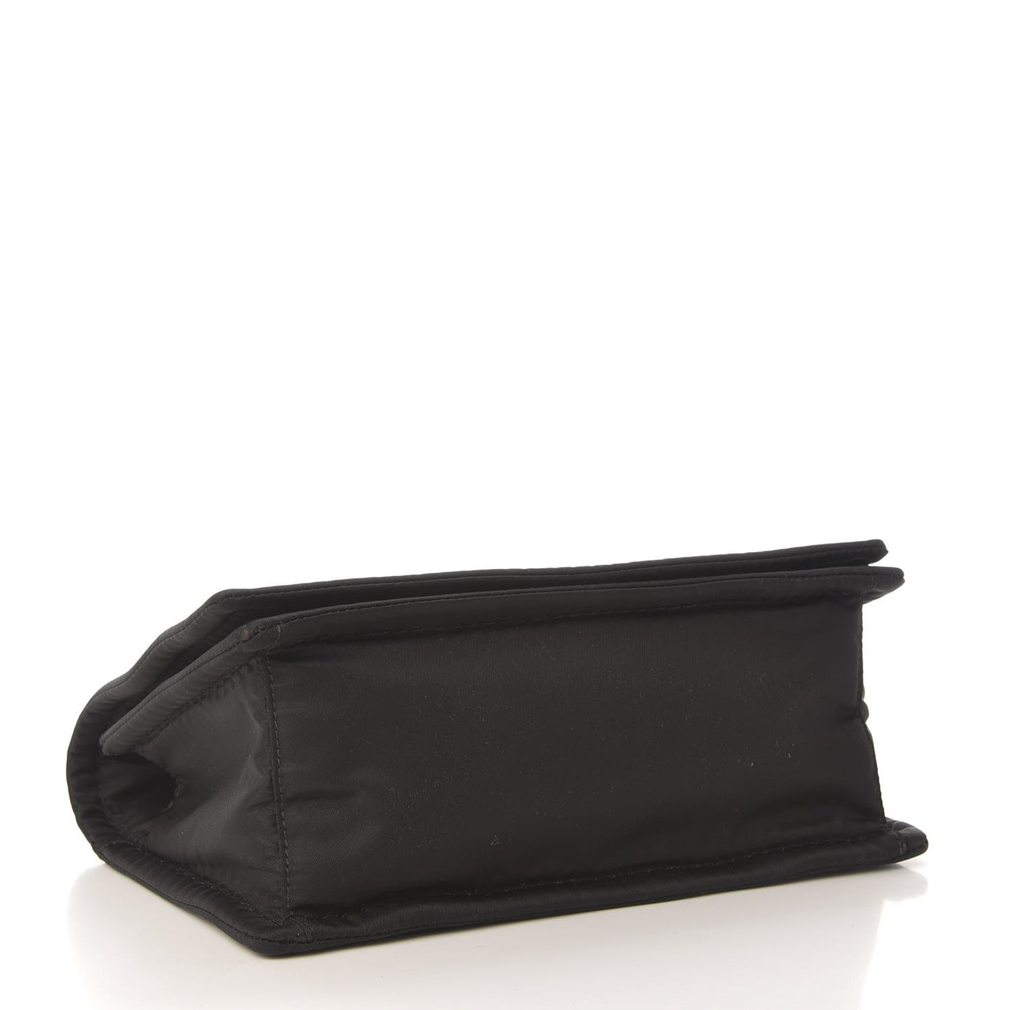 Nylon Tessuto Chain Shoulder Bag Ebano