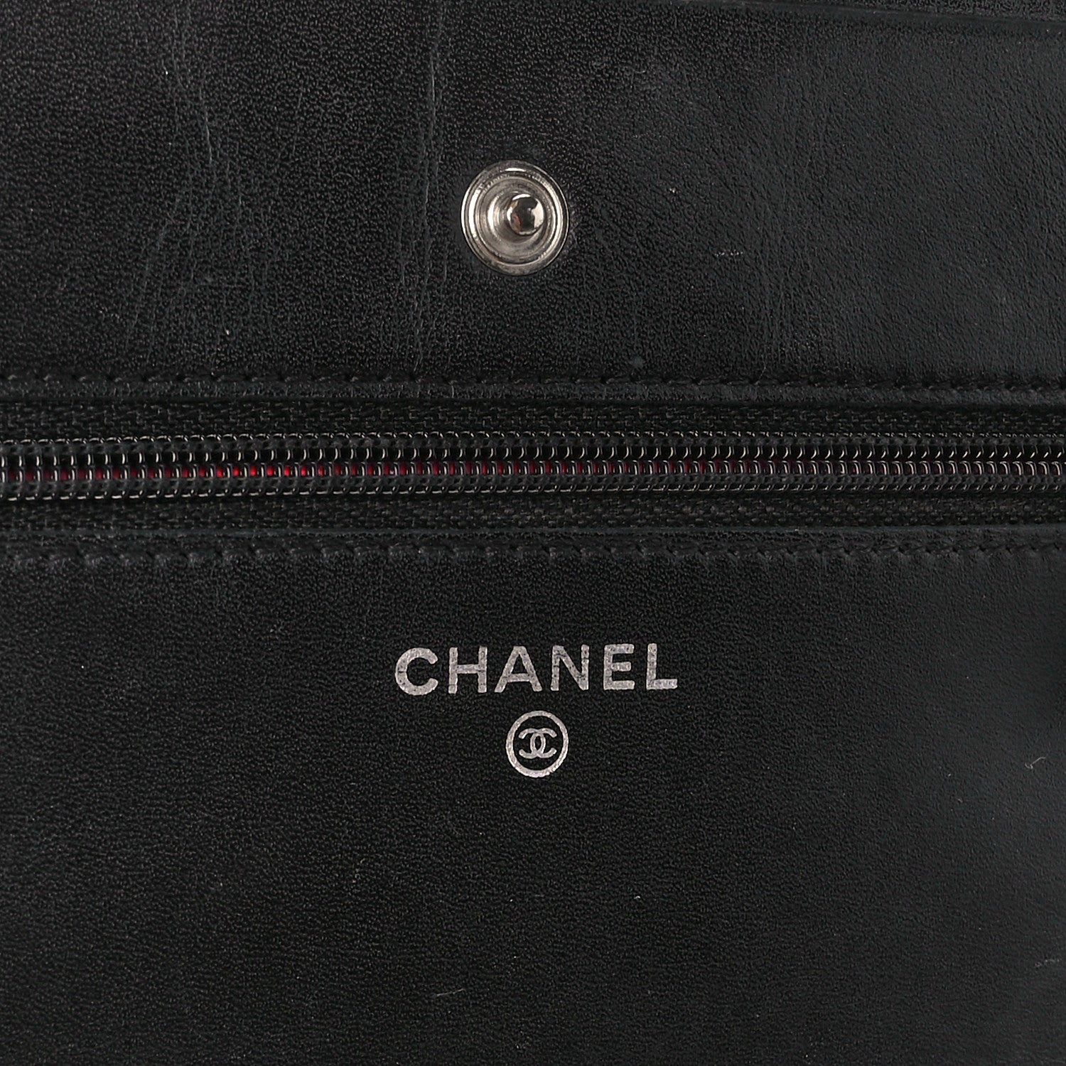 Chanel Calfskin Quilted Cambon Wallet on Chain WOC Black 6 of 12