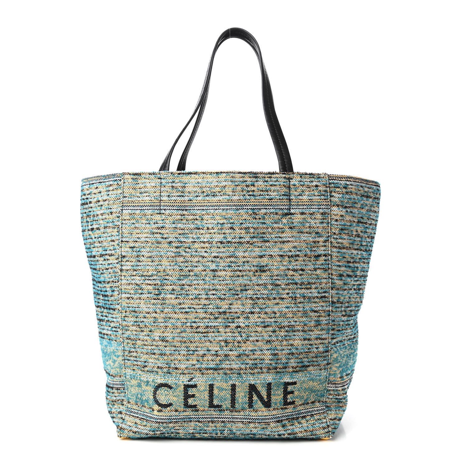 Celine Tweed Phantom Cabas Tote Blue 1 of 9