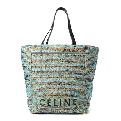Celine Tweed Phantom Cabas Tote Blue 1 of 9