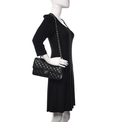 Chanel Caviar Quilted Medium Double Flap Black 2 of 10
