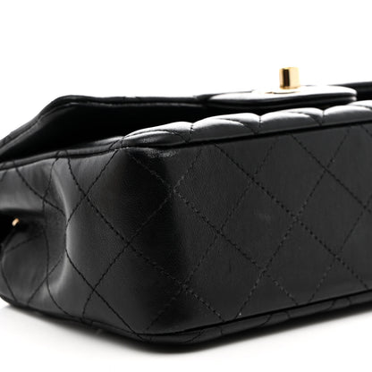 Chanel Lambskin Quilted Mini Rectangular Flap Black 9 of 11