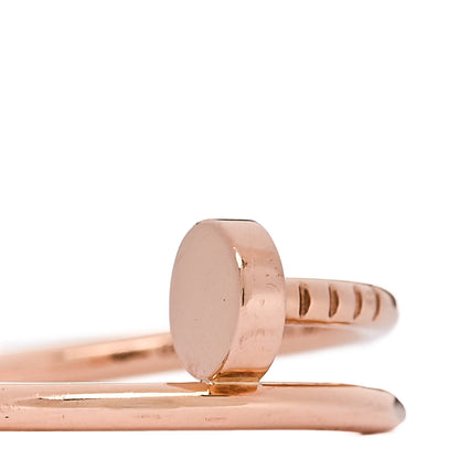 Cartier 18K Pink Gold Small Juste Un Clou Ring 50 5.25 4 of 5