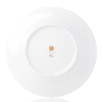 Hermes Porcelain Mosaique Au 24 Gold Dinner Plate Set of 2 4 of 6
