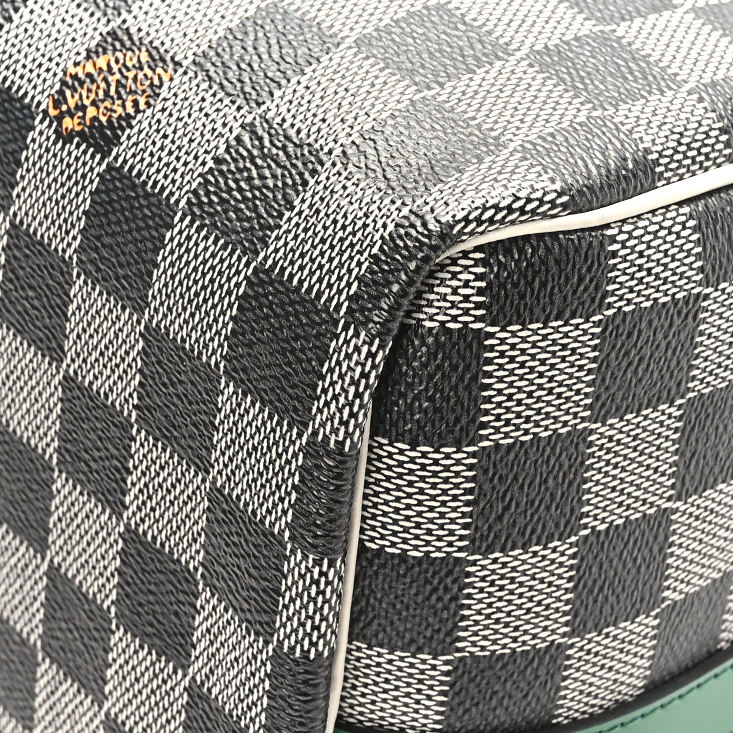 Louis Vuitton Damier Speedy Bandouliere 30 Black White 9 of 11