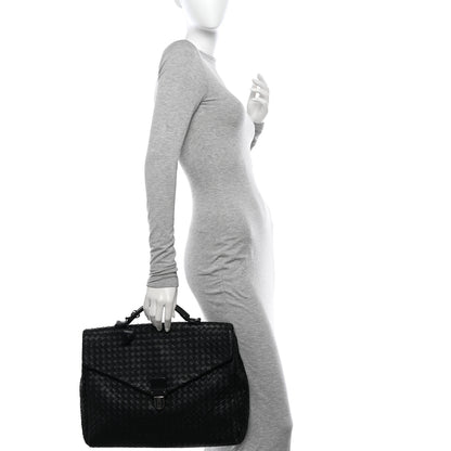Bottega Veneta Intrecciato VN Briefcase Black 2 of 13