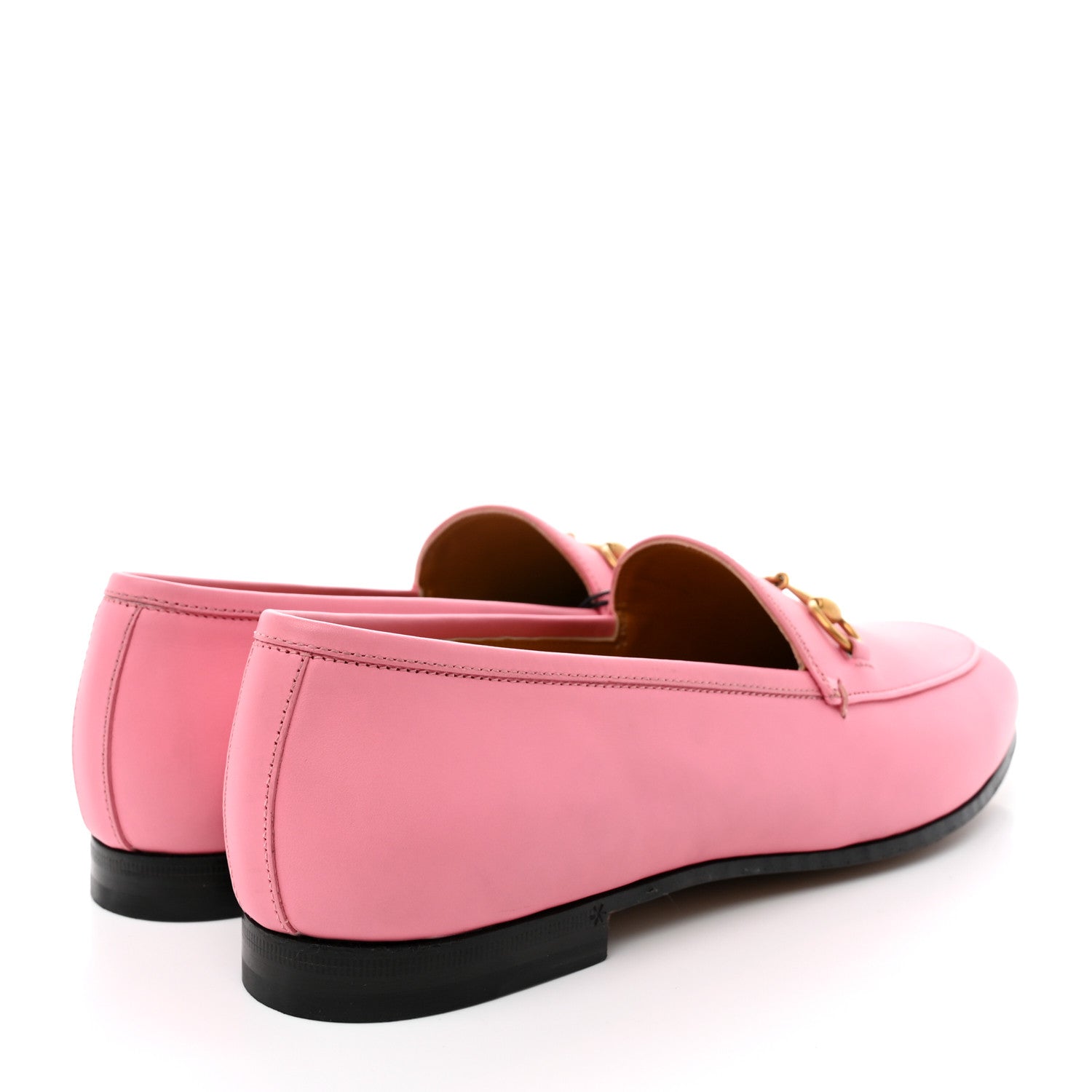 Gucci Betis Glamour Calfskin Womens Jordaan Loafers 40 Butterfly Pink 4 of 13