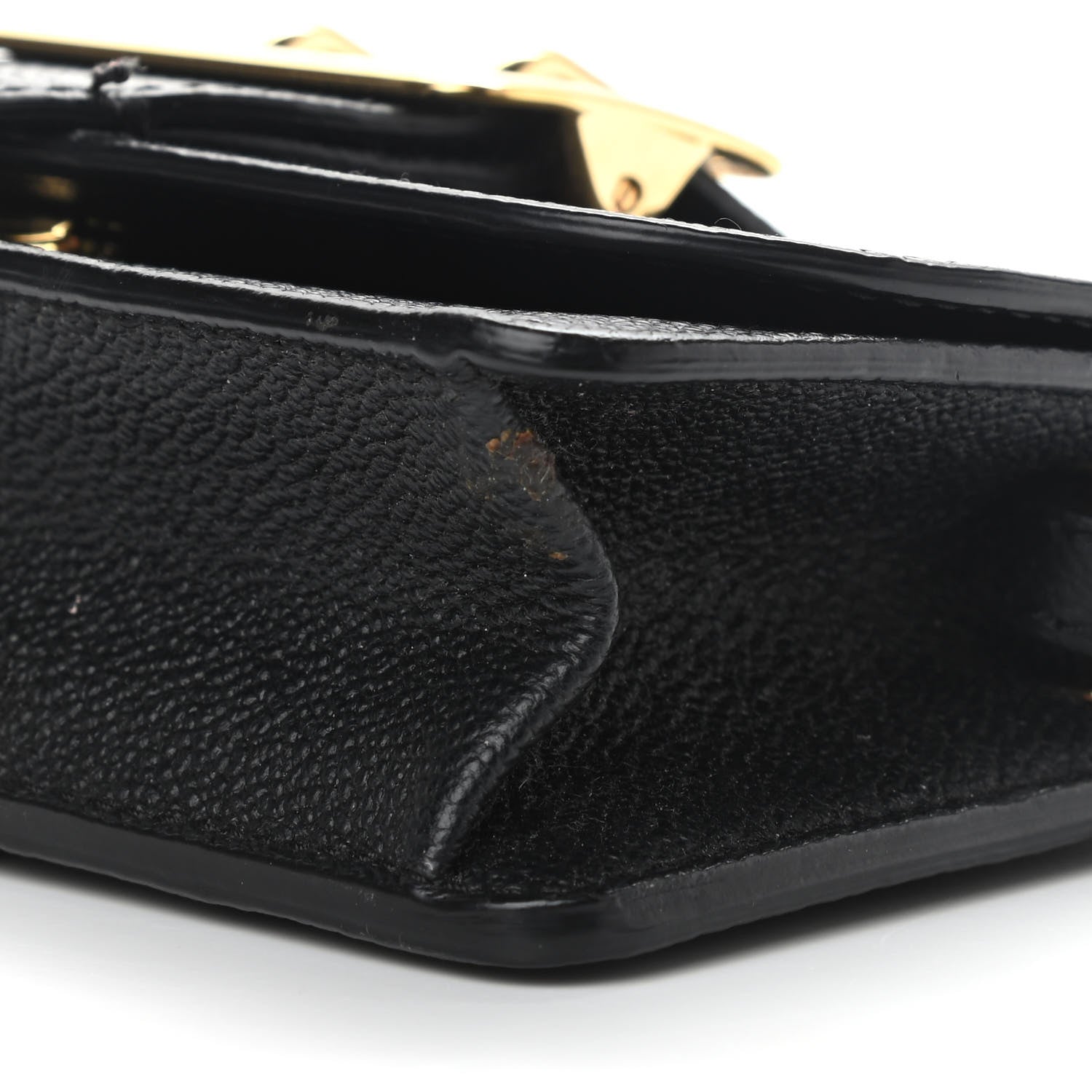 Burberry Grainy Calfskin House Check Small Buckle Bag Black 9 of 11
