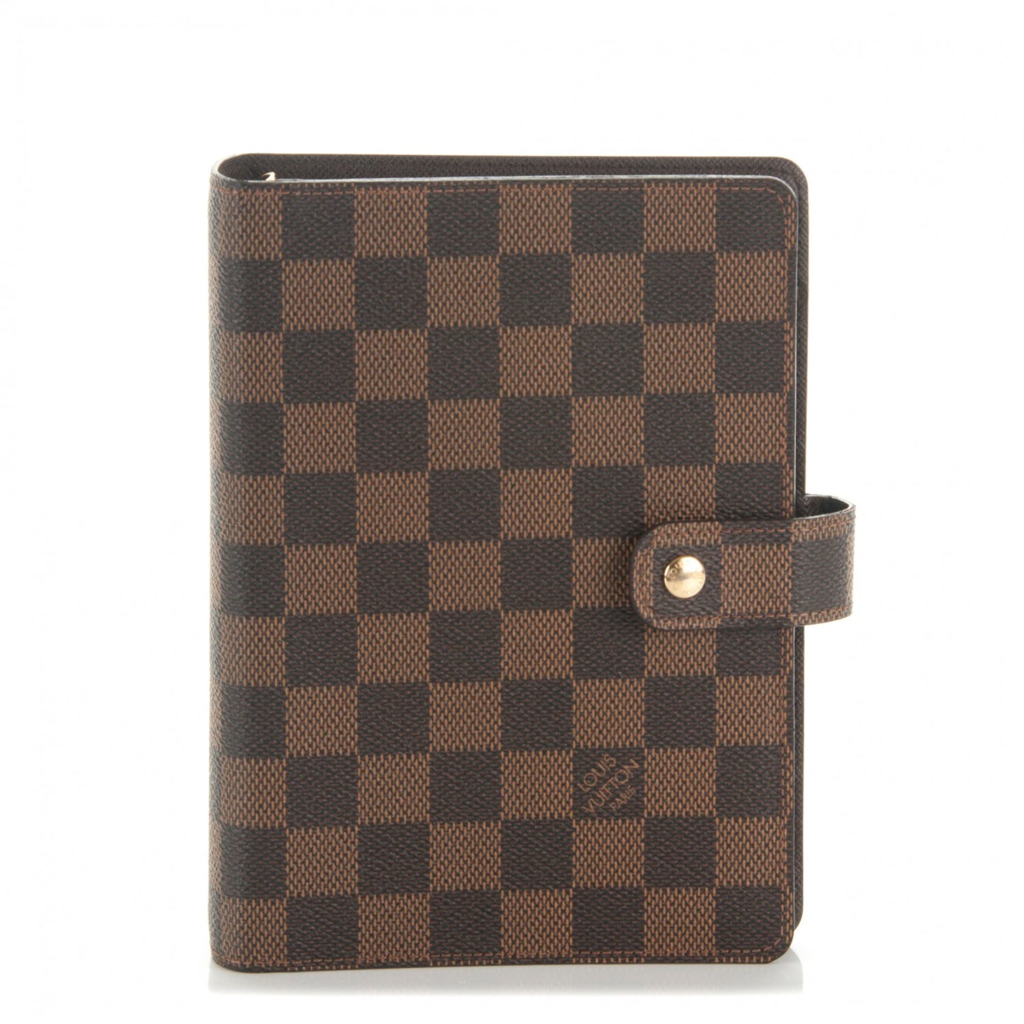 Damier Ebene Medium Ring Agenda Cover