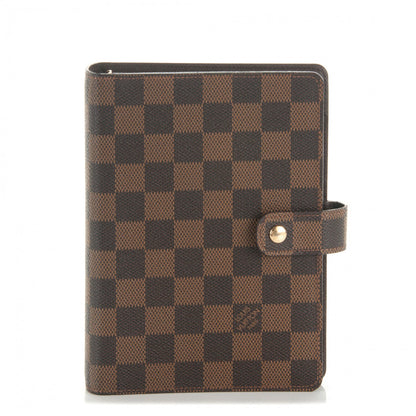 Louis Vuitton Damier Ebene Medium Ring Agenda Cover 1 of 7