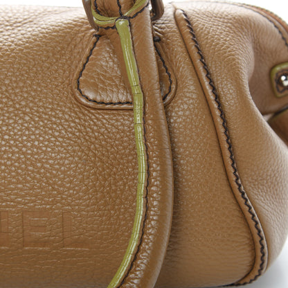Chanel Calfskin Small Tassel Bowler Light Brown 21 of 22