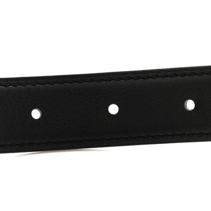 Hermes Swift Epsom 24mm Mini Martelee Constance Belt 70 28 Etoupe Black 4 of 6
