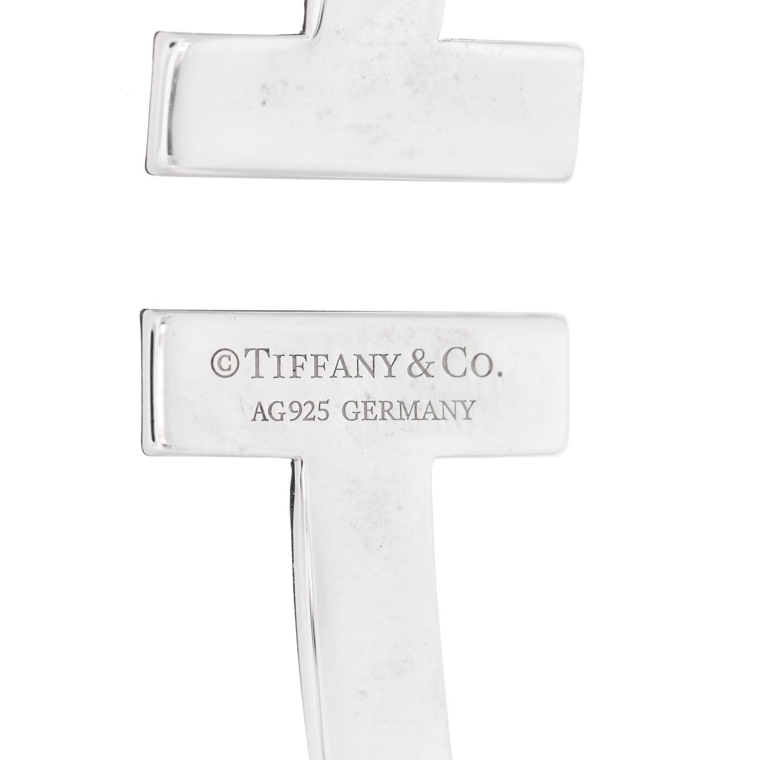 Tiffany Sterling Silver T Square Bracelet 3 of 3