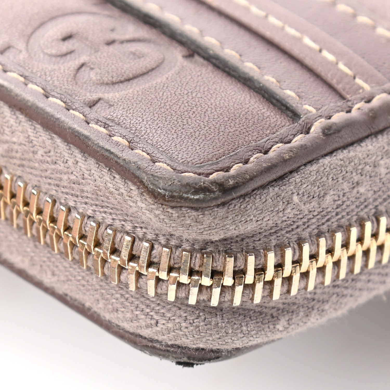 Gucci Guccissima Princy Zip Around Wallet Purple 9 of 12