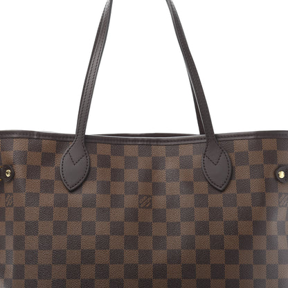 Louis Vuitton Damier Ebene Neo Neverfull MM Rose Ballerine 11 of 12