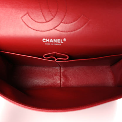 Chanel Caviar Quilted Jumbo Double Flap Dark Red 5 of 9