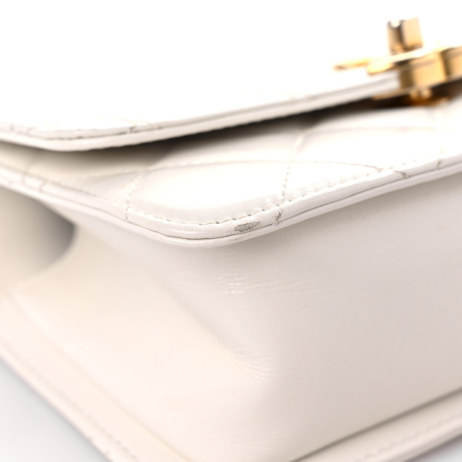 Chanel Calfskin Quilted Mini Perfect Fit Flap White 8 of 17