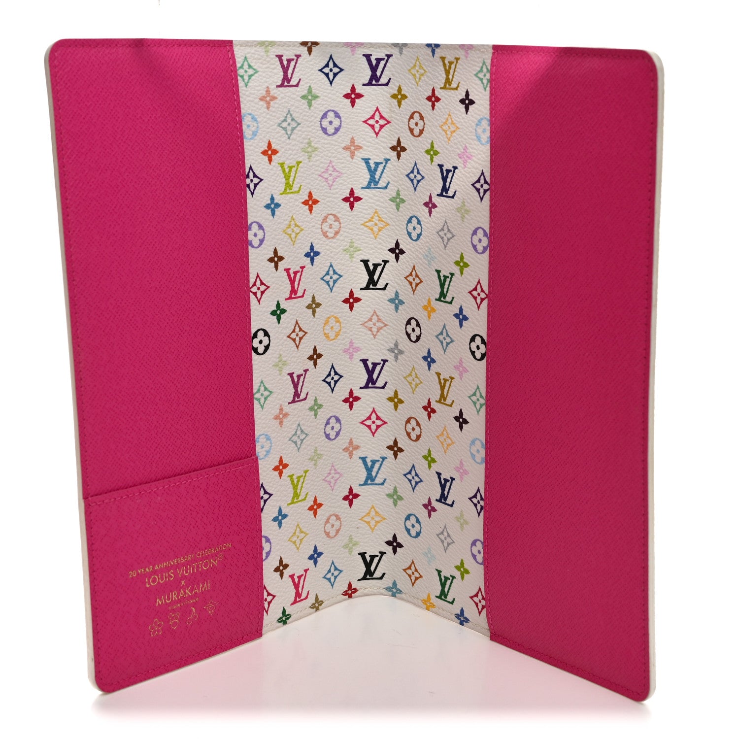 Louis Vuitton LV X TM Monogram Multicolor Emily Notebook Cover MM White 5 of 7