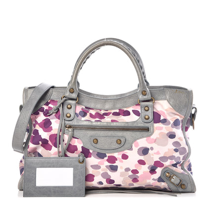 Balenciaga Agneau Nylon Watercolor City Grey 1 of 14