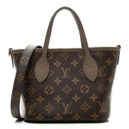 Louis Vuitton Monogram Neverfull Inside Out Bandouliere BB Dark Fango 1 of 17