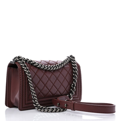 Chanel Calfskin Stitched Medium Boy Flap Brown 2 of 15