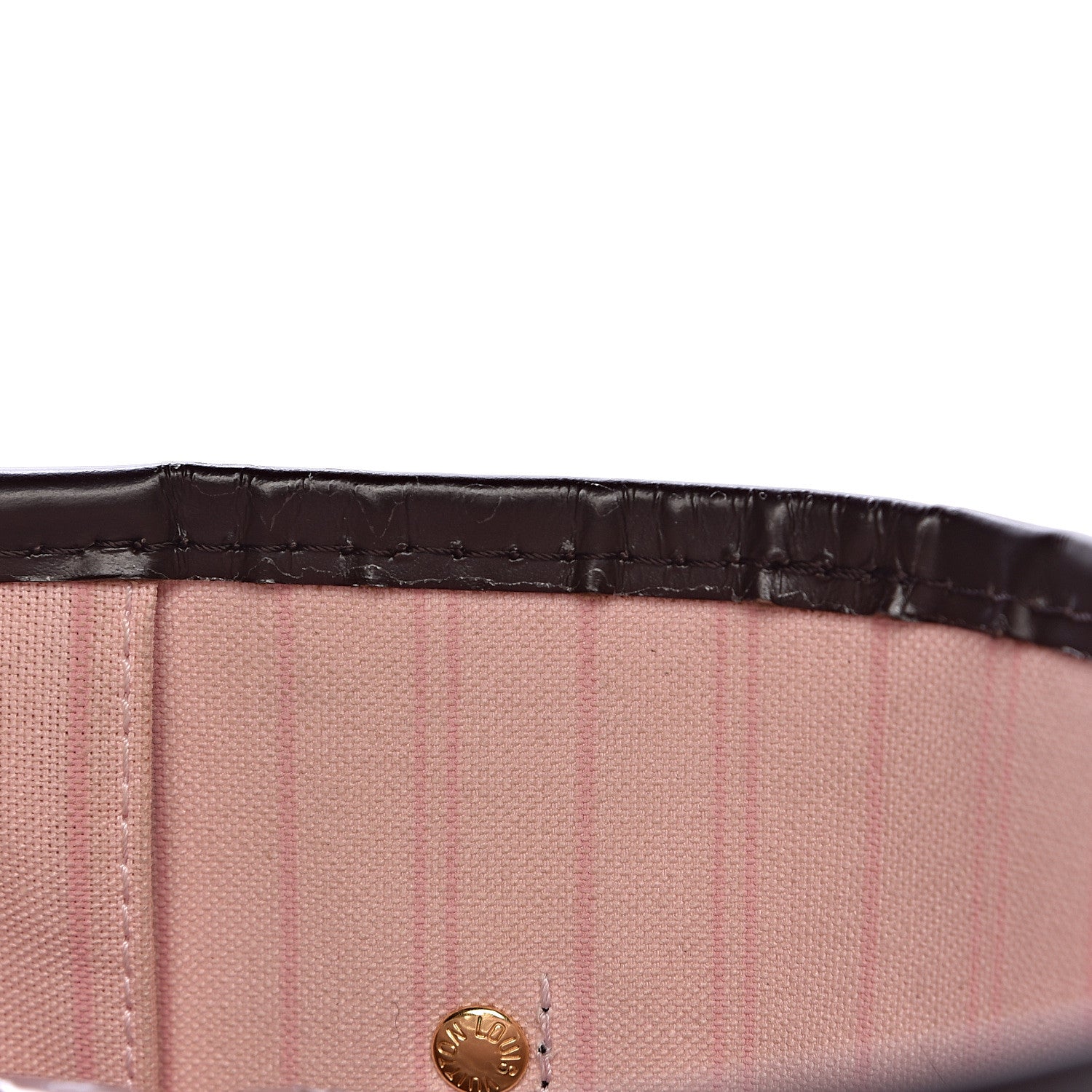 Louis Vuitton Damier Ebene Neo Neverfull MM Rose Ballerine 12 of 16