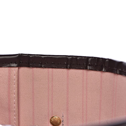 Louis Vuitton Damier Ebene Neo Neverfull MM Rose Ballerine 12 of 16