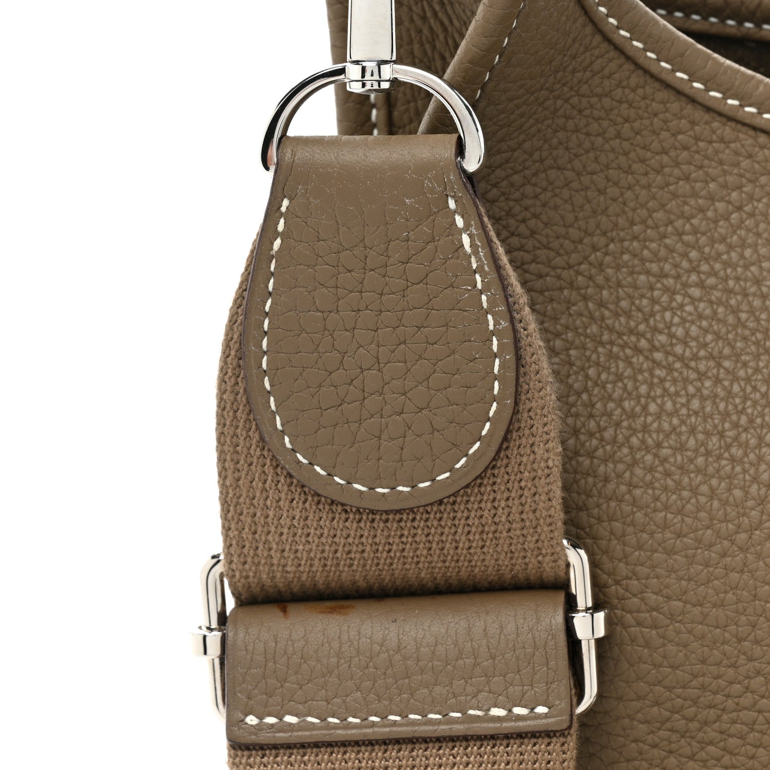Hermes Taurillon Clemence Evelyne III PM Etoupe 17 of 17