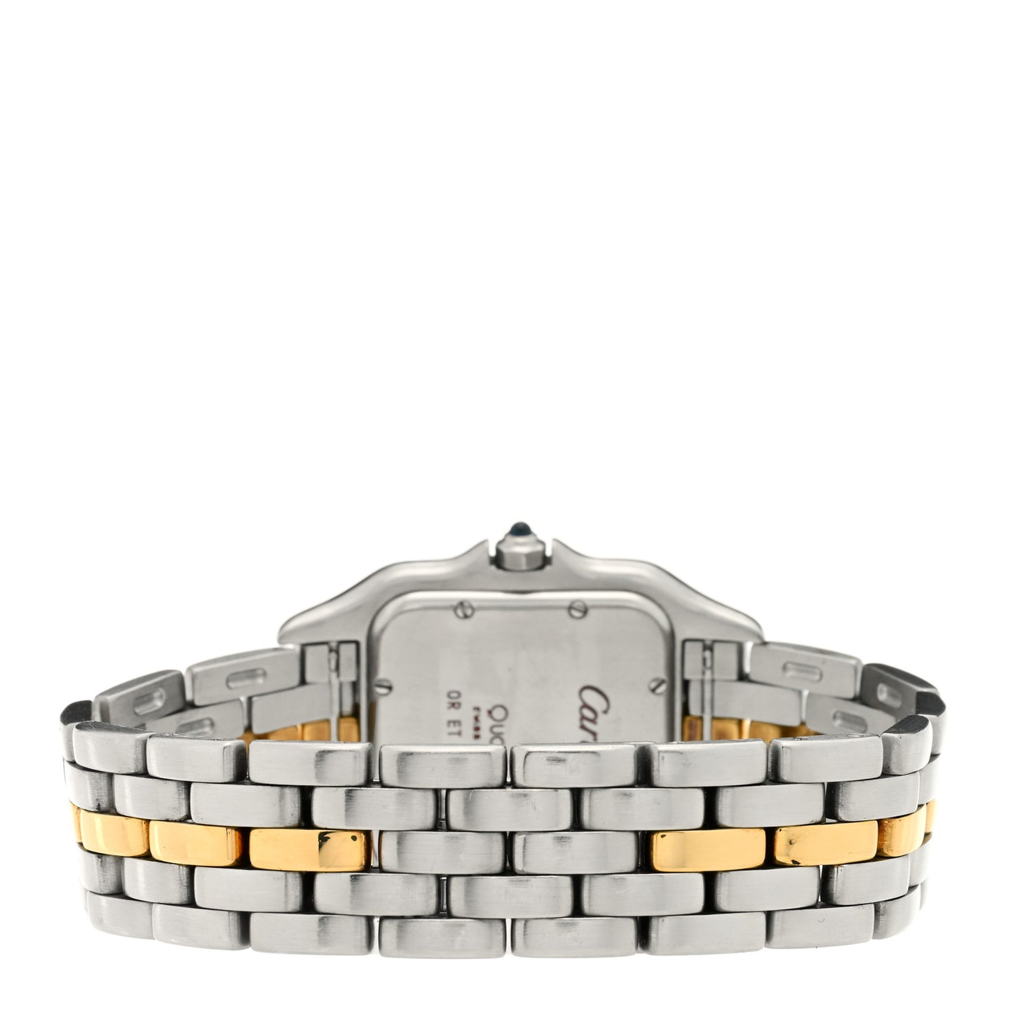 Stainless Steel 18K Yellow Gold 27mm Panthere Quartz Watch
