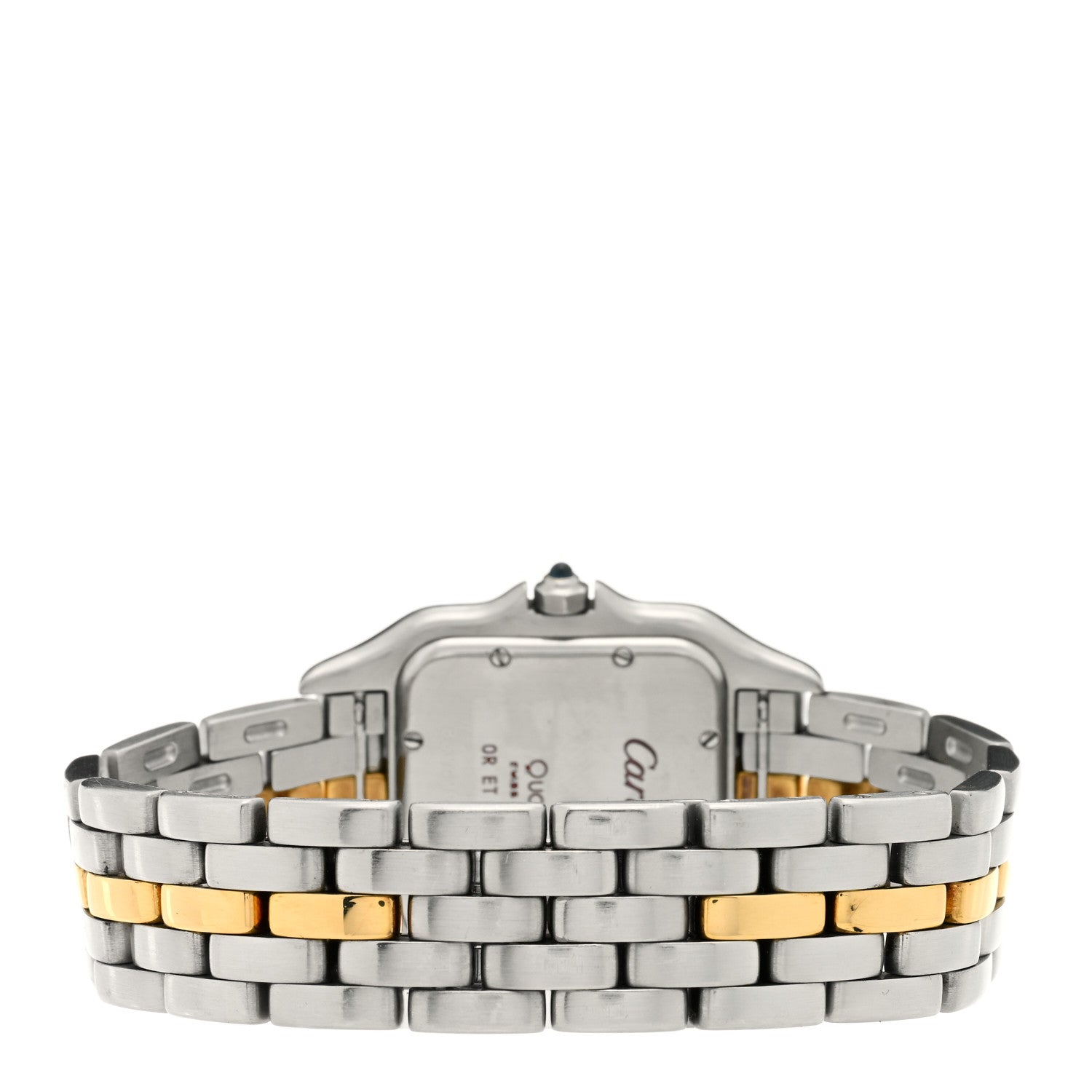 Cartier Stainless Steel 18K Yellow Gold 27mm Panthere Quartz Watch 3 of 4