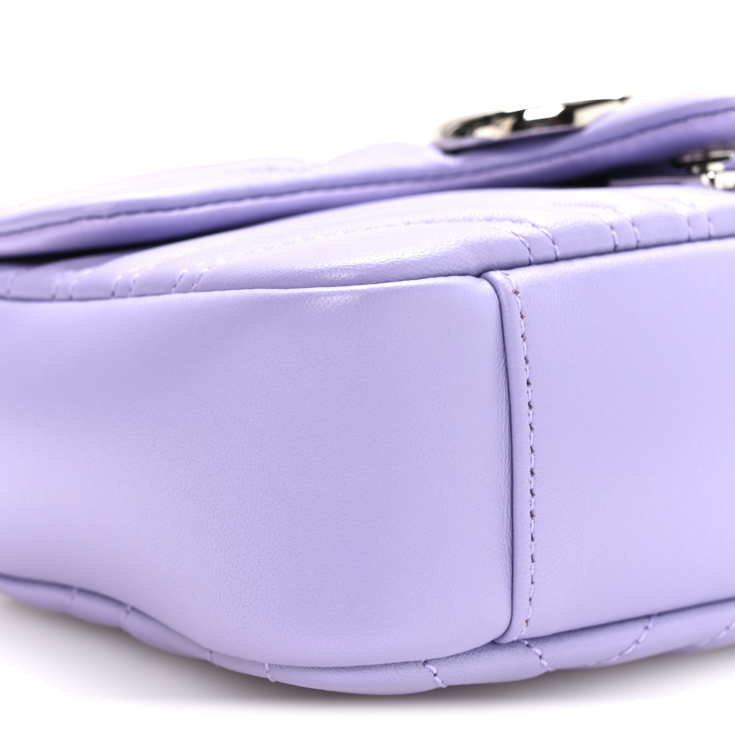 Lambskin Matelasse Small GG Marmont Shoulder Bag Lapis