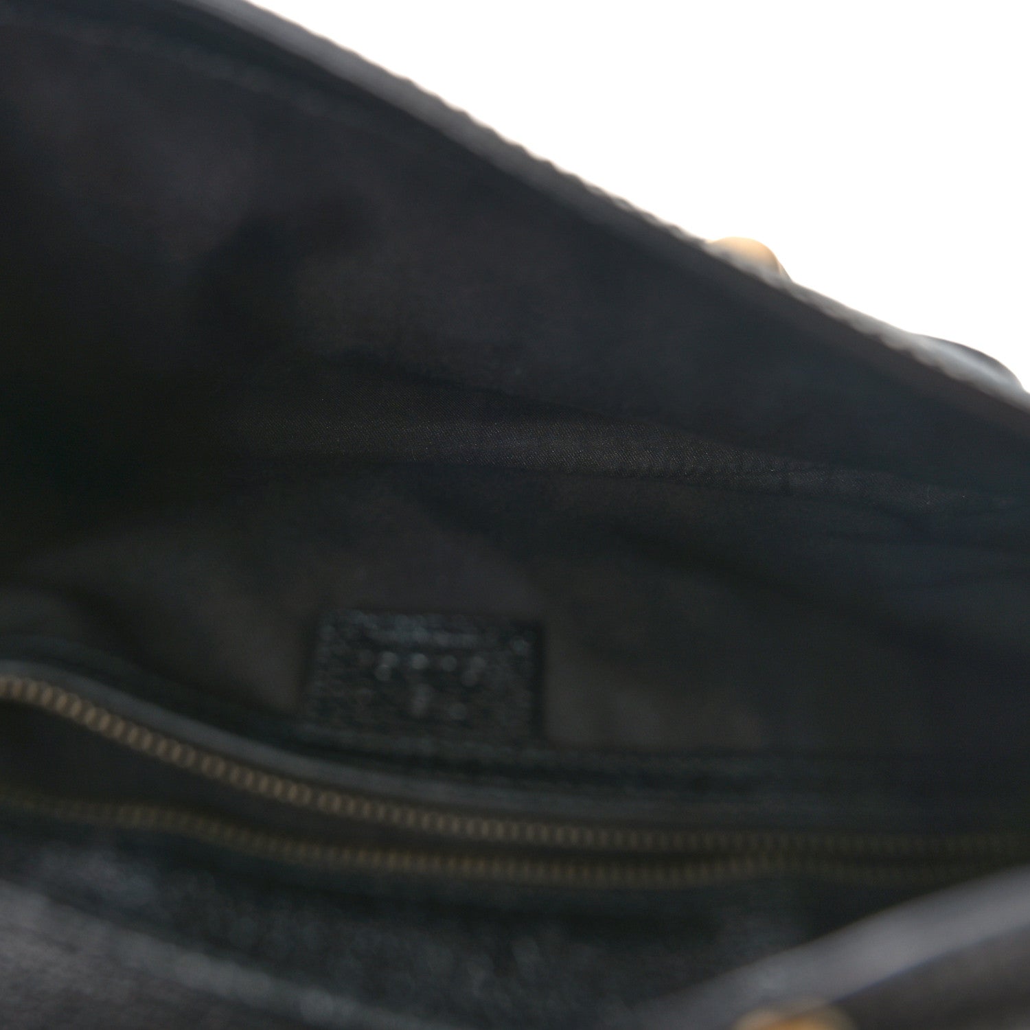 Gucci Monogram Studded Pelham Runway Flap Bag Black 5 of 8