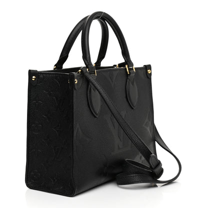 Louis Vuitton Empreinte Monogram Giant Onthego PM Black 5 of 13