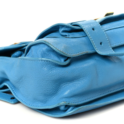 Proenza Schouler Lambskin Medium PS1 Satchel Blue 11 of 12