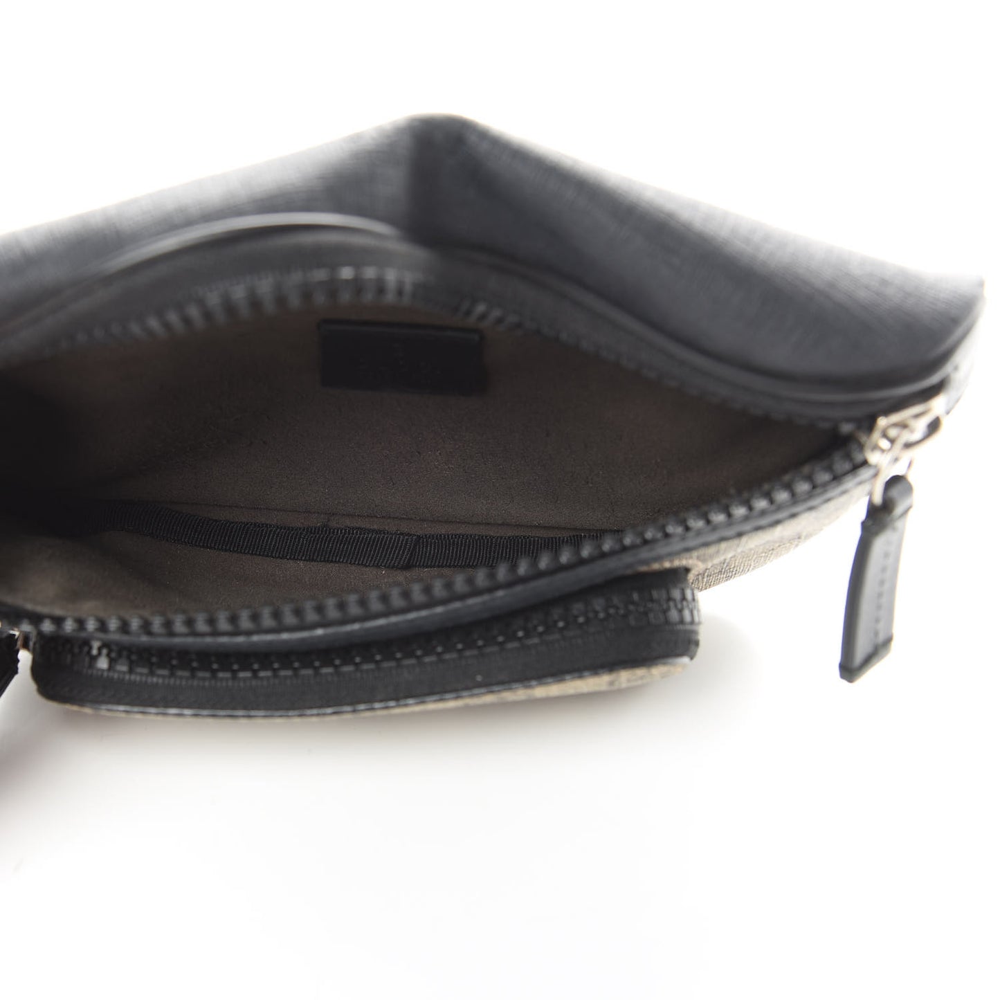 GG Supreme Monogram Belt Bag Black